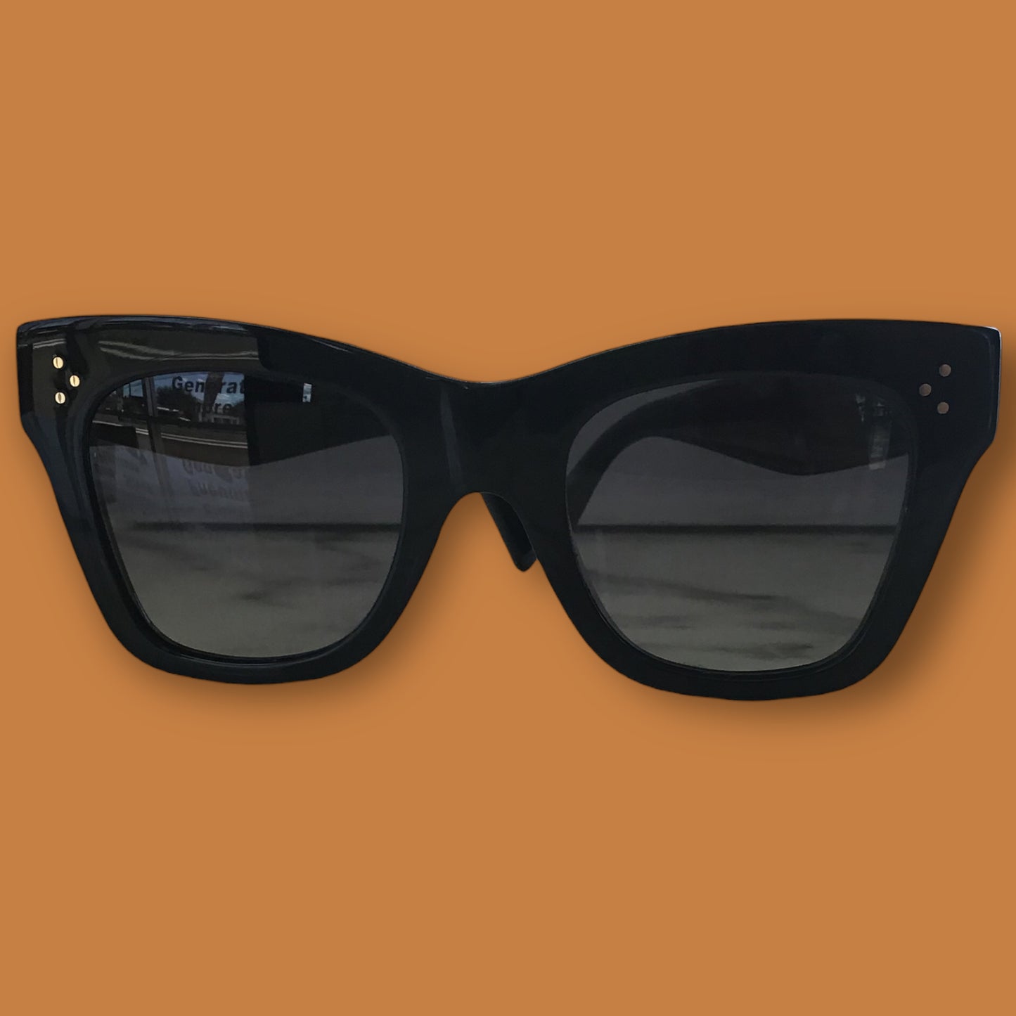 RESALE Celine Paris Bold 3 Dots CL4004IN Wayfarer Polarized Black Sunglasses
