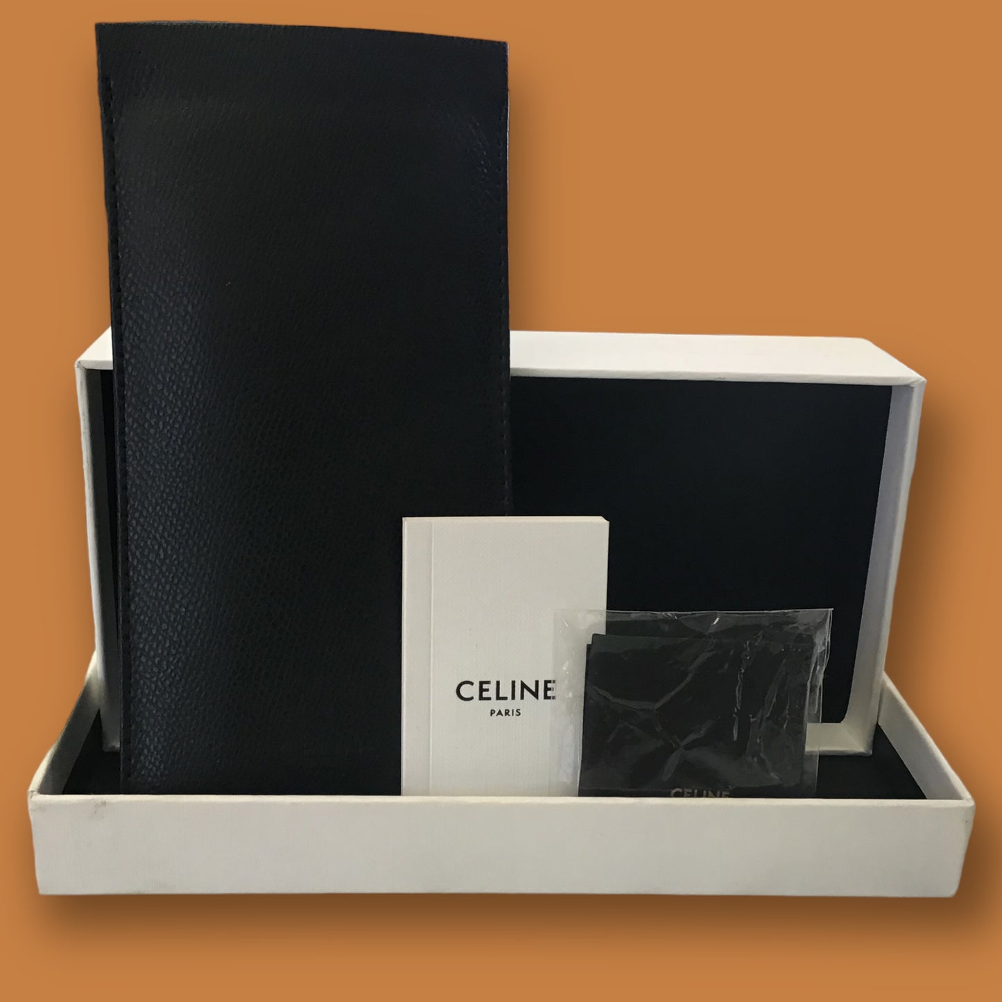 RESALE Celine Paris Bold 3 Dots CL4004IN Wayfarer Polarized Black Sunglasses