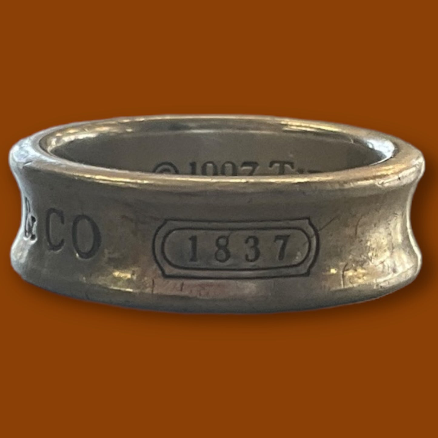 RESALE Tiffany & Co. 1837 Concave Band 7mm *Size 7.5*