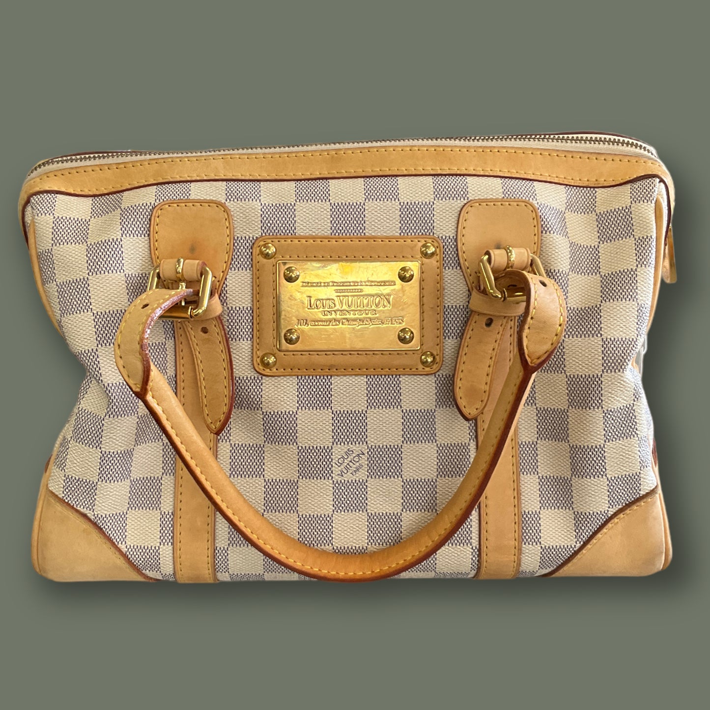 RESALE Louis Vuitton Damier Azur Canvas Berkeley Bag