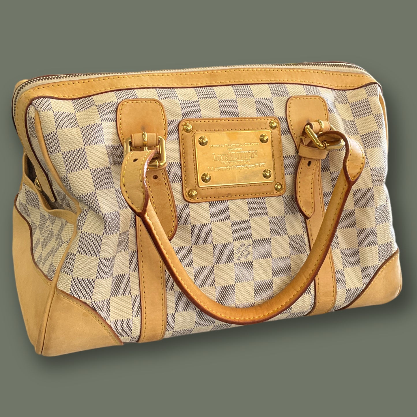 RESALE Louis Vuitton Damier Azur Canvas Berkeley Bag
