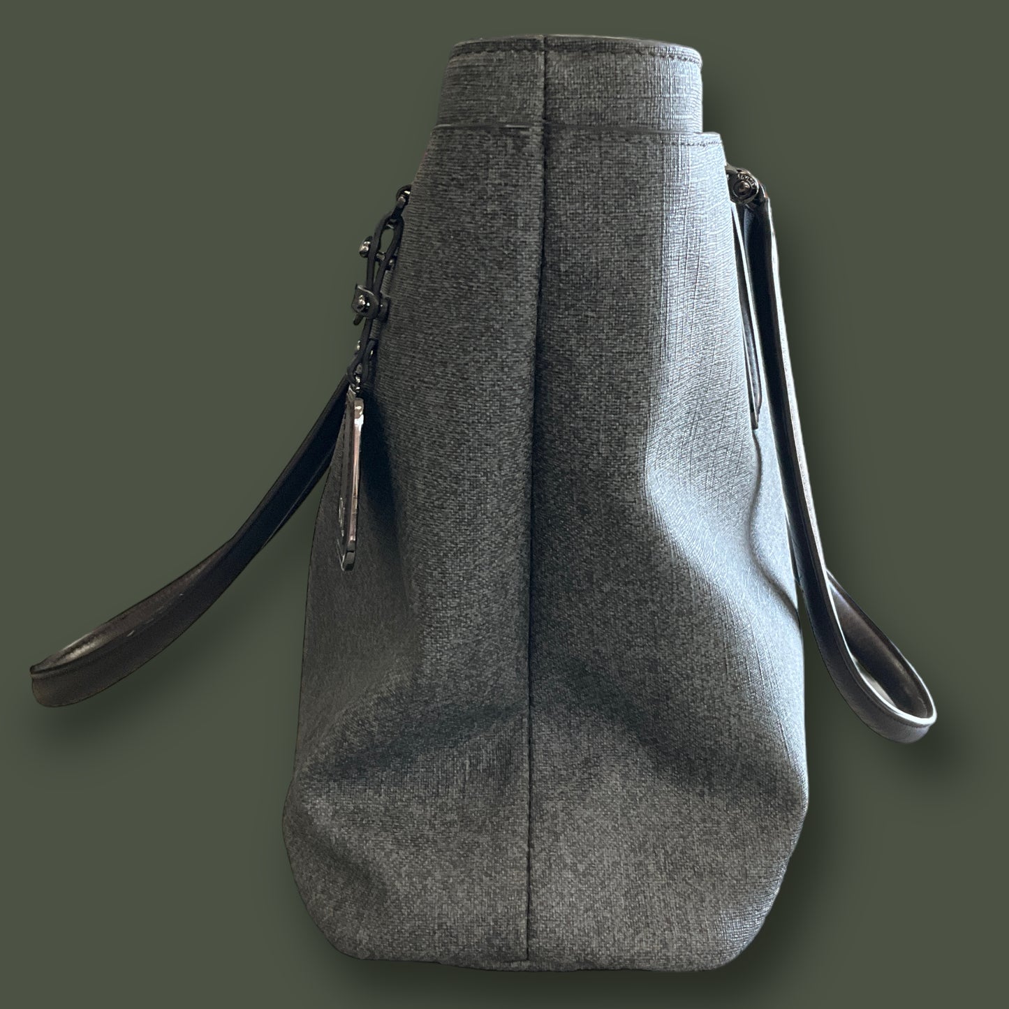 RESALE Tumi Sinclair Tegan Business Tote Handbag Purse in Grey