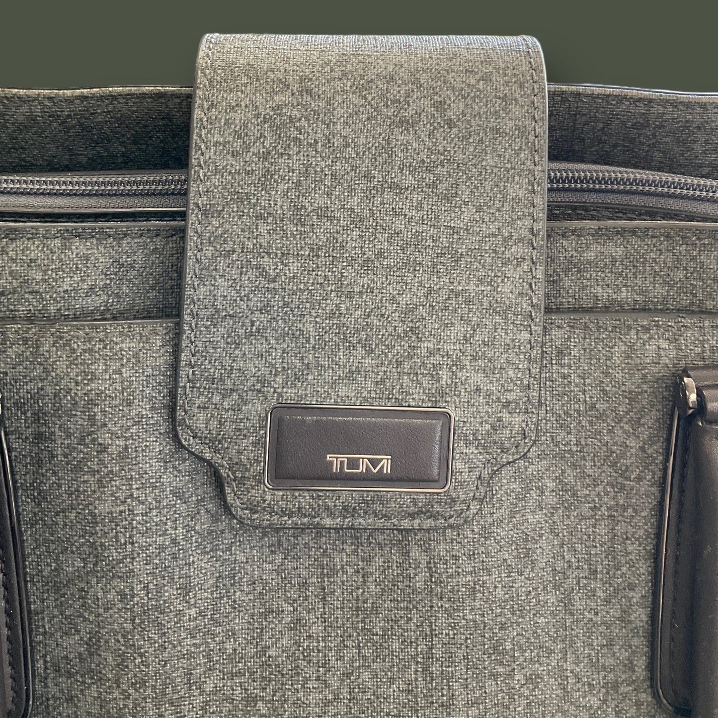 RESALE Tumi Sinclair Tegan Business Tote Handbag Purse in Grey