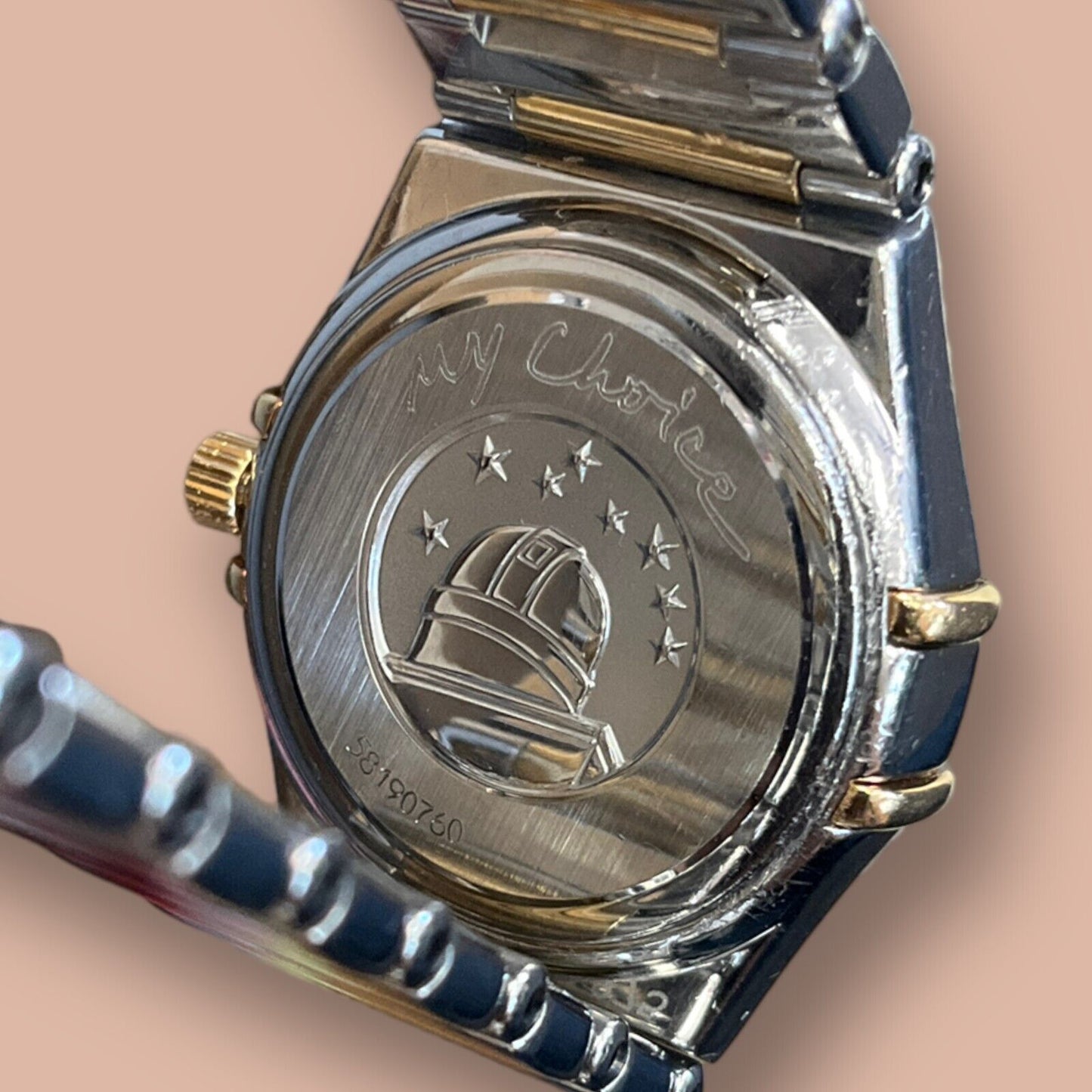 RESALE Omega Constellation '95 Diamond Bezel Gold and Stainless Steel Women's Watch