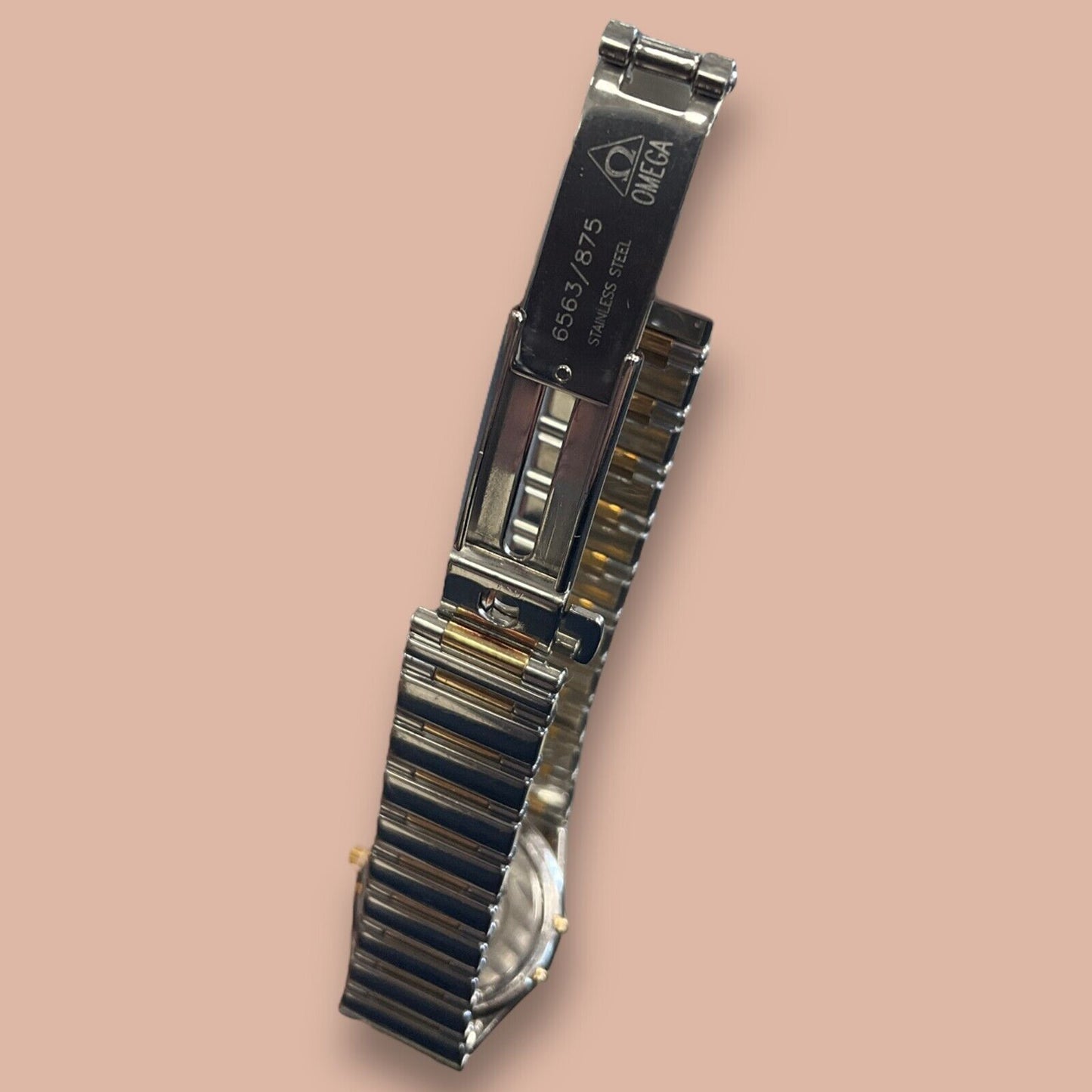 RESALE Omega Constellation '95 Diamond Bezel Gold and Stainless Steel Women's Watch