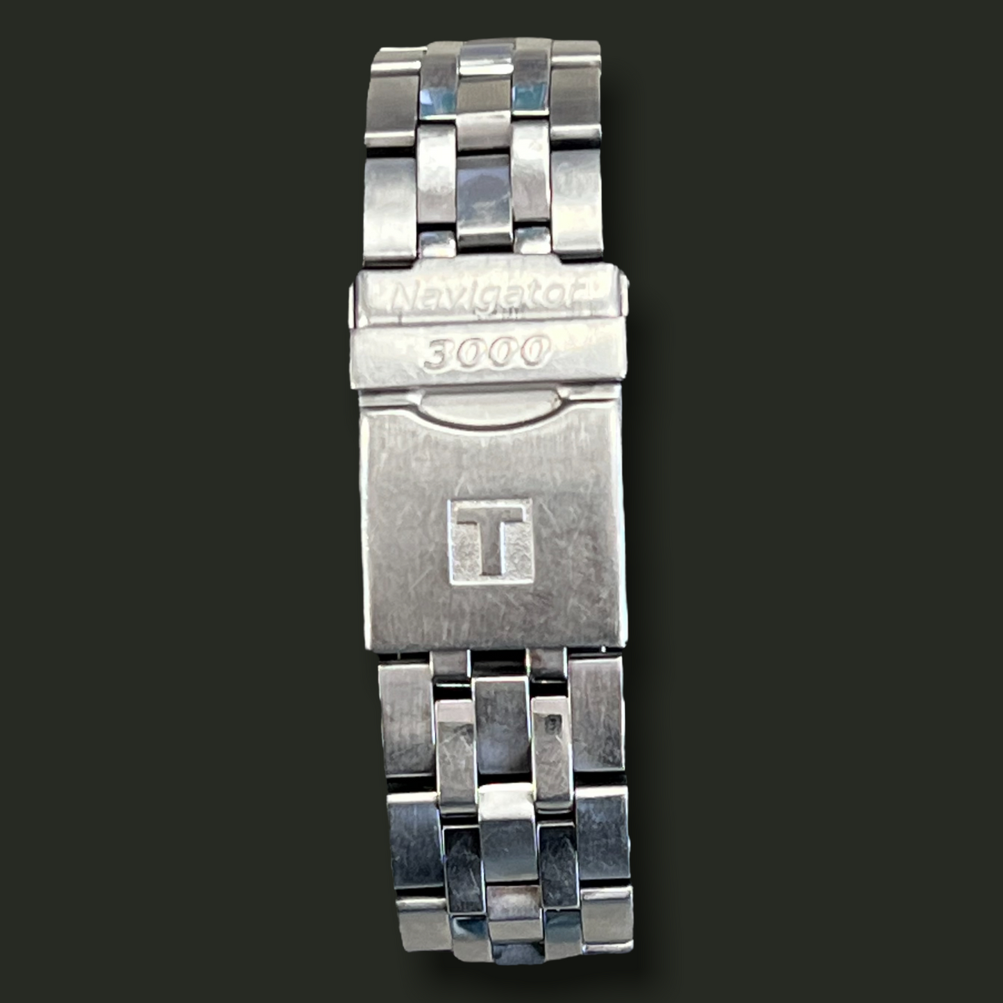 RESALE TISSOT 1853 Quartz Watch NAVIGATOR 3000 T-Touch Stainless Steel with Black Dial T96.1.428.52