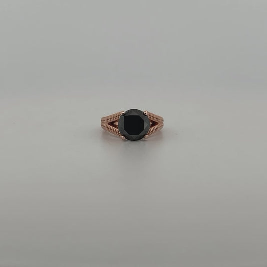 RESALE  Large 14kt Gold Native Style Ring with Turquoise and Onyx Inlay, by Don Juan Johnson