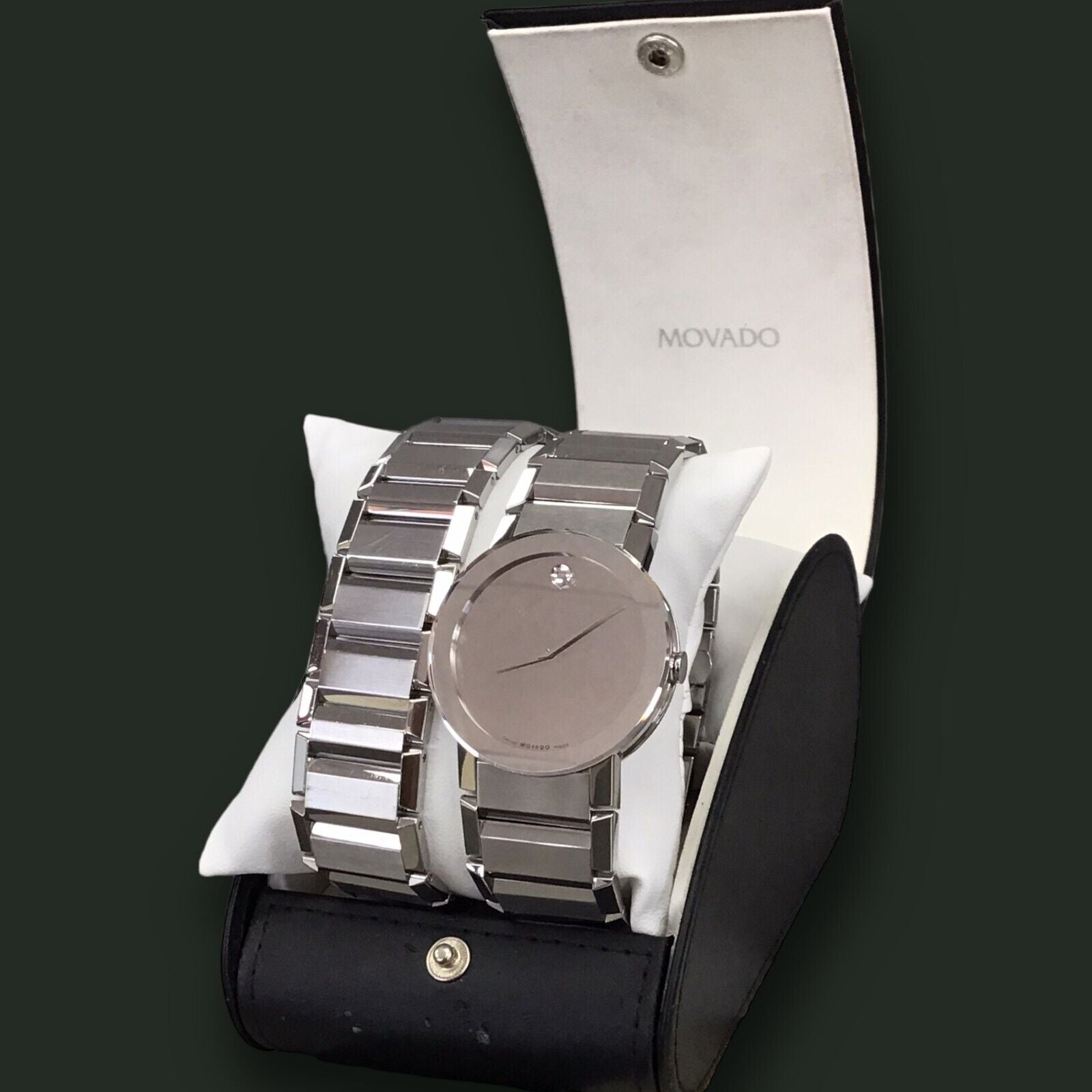 Movado sapphire best sale mirror watch