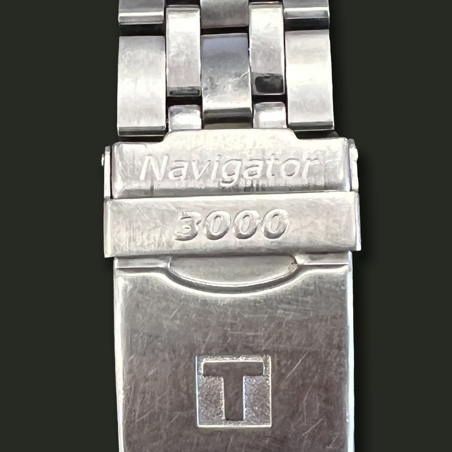 RESALE TISSOT 1853 Quartz Watch NAVIGATOR 3000 T-Touch Stainless Steel with Black Dial T96.1.428.52